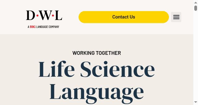 Screenshot of dwlanguages.com