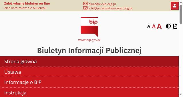 Screenshot of e-bip.org.pl