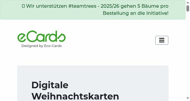 Screenshot of e-cards.shop