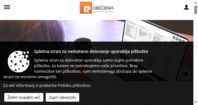 Screenshot of e-obcina.si