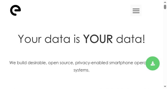 Screenshot of e.foundation