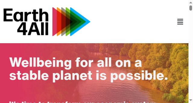 Screenshot of earth4all.life