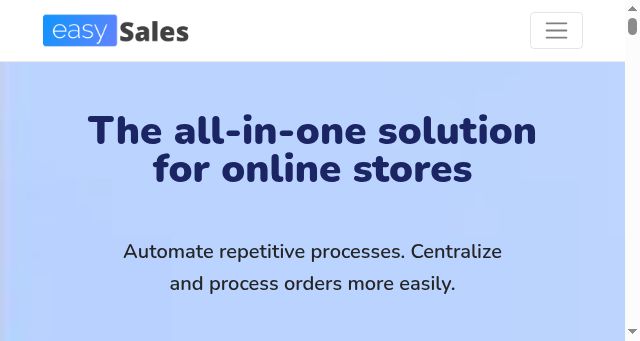 Screenshot of easy-sales.com
