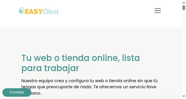 Screenshot of easyclient.es