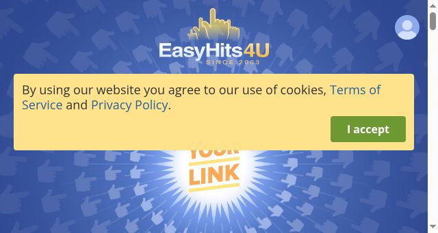 Screenshot of easyhits4u.com