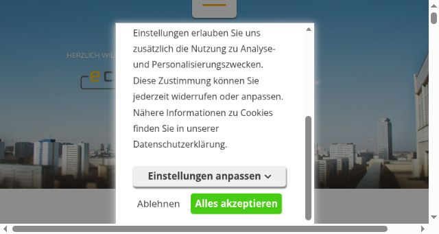 Screenshot of easyweb.travel