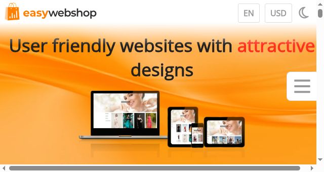 Screenshot of easywebshop.com