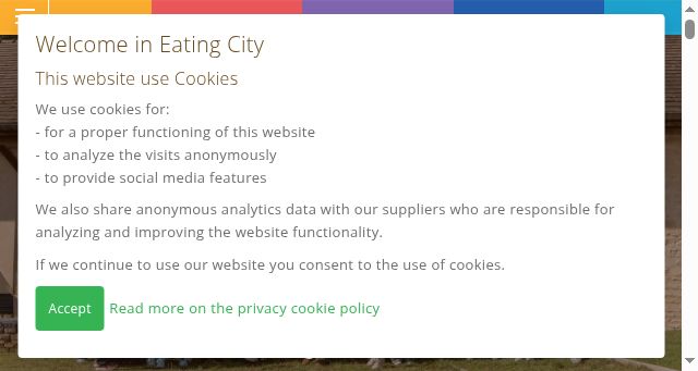 Screenshot of eatingcity.org