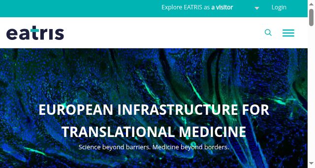 Screenshot of eatris.eu