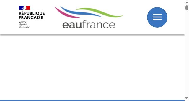 Screenshot of eaufrance.fr