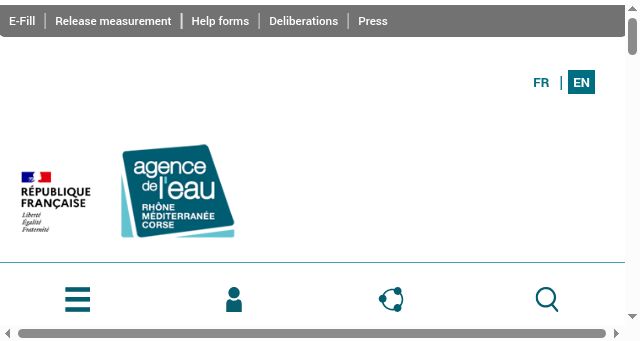 Screenshot of eaurmc.fr