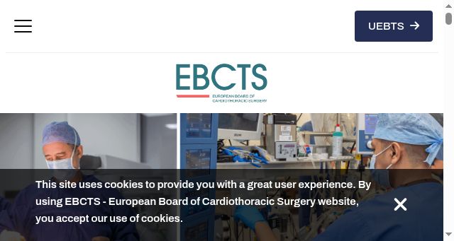 Screenshot of ebcts.org