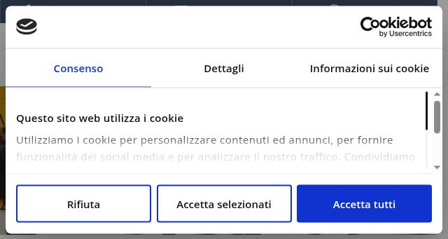 Screenshot of ebinvip.it