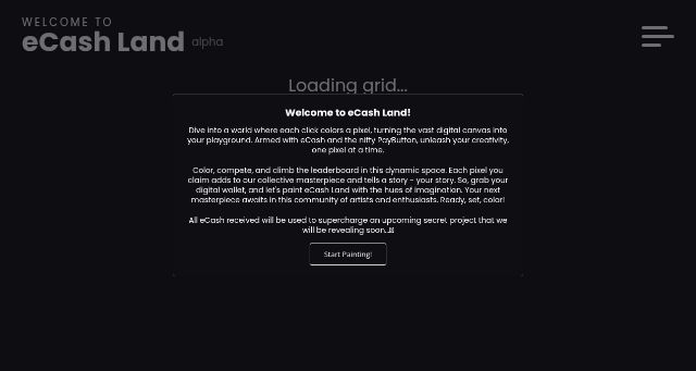 Screenshot of ecash.land