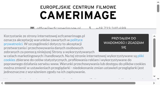 Screenshot of ecfcamerimage.pl