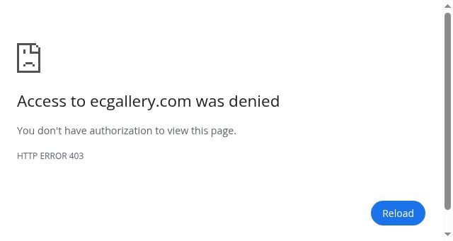 Screenshot of ecgallery.com