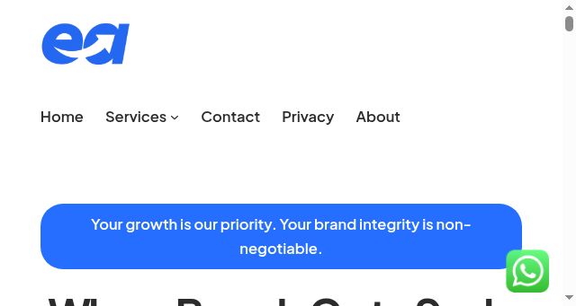 Screenshot of ecommadvize.com
