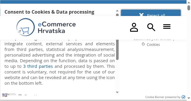 Screenshot of ecommerce.hr