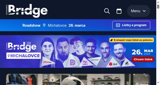 Screenshot of ecommercebridge.sk