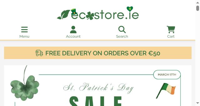 Screenshot of ecostore.ie