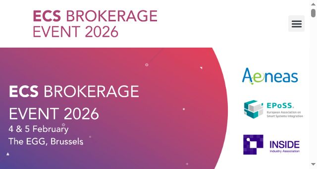 Screenshot of ecs-brokerage-event.eu