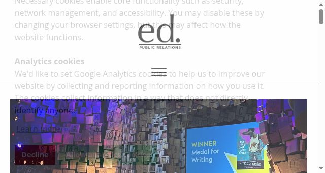 Screenshot of edpr.co.uk