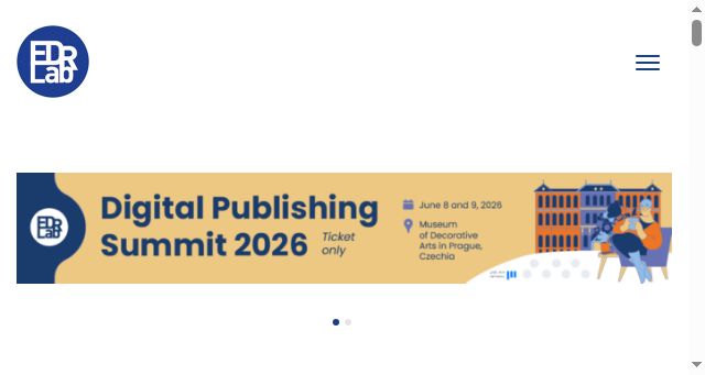 Screenshot of edrlab.org