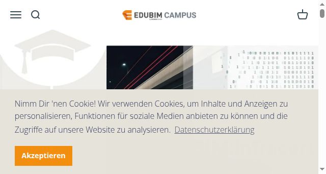 Screenshot of edubim-campus.de
