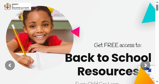 Screenshot of educate.gov.jm