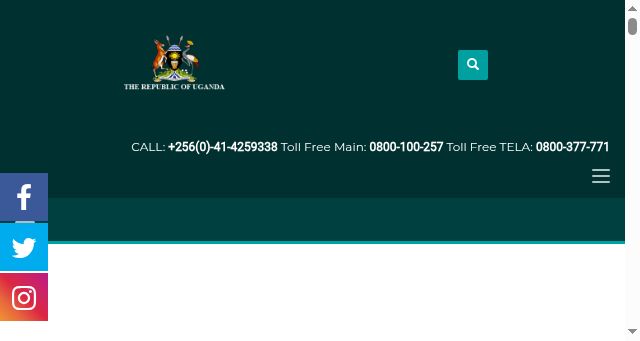 Screenshot of education.go.ug