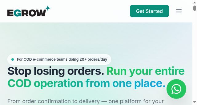 Screenshot of egrow.com