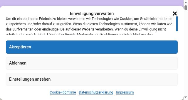 Screenshot of ehrentag.de