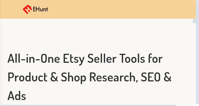 Screenshot of ehunt.ai