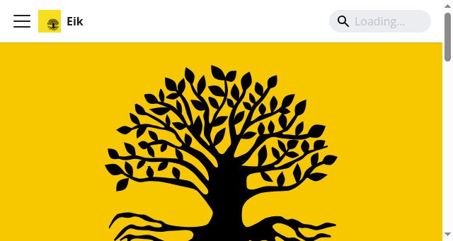 Screenshot of eik.dev