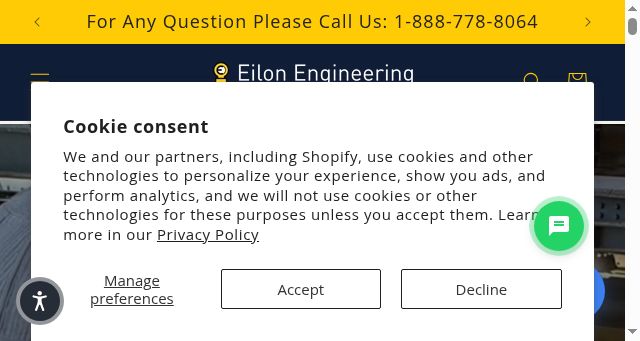 Screenshot of eilon-engineering.com