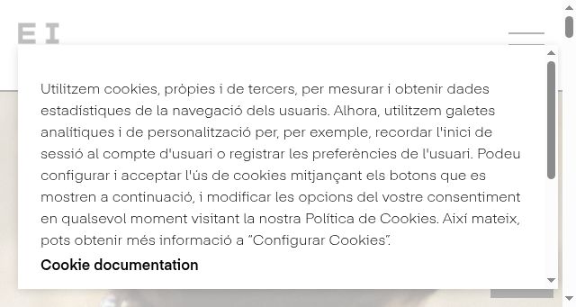 Screenshot of eina.cat