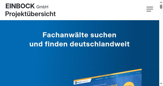 Screenshot of einbock.com