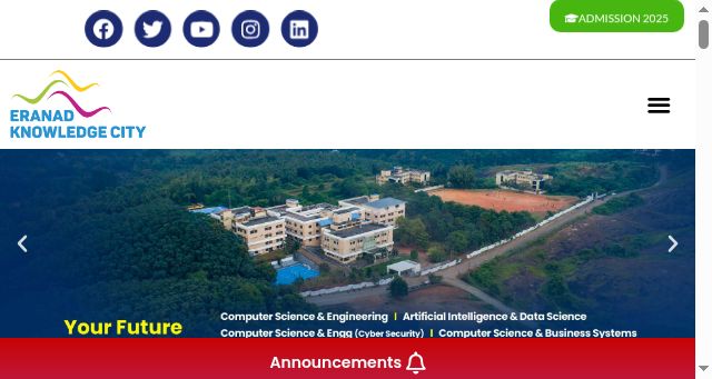 Screenshot of ekctc.edu.in