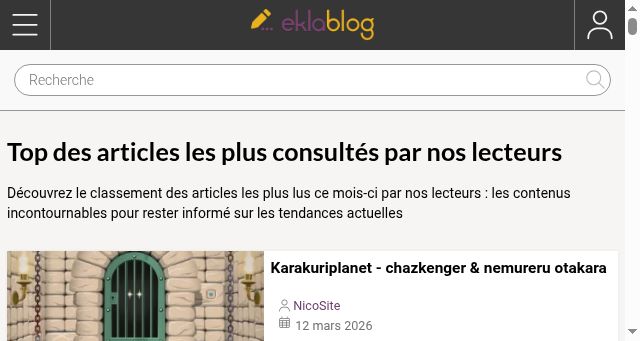 Screenshot of eklablog.com