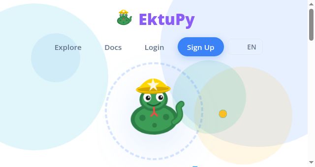 Screenshot of ektupy.org