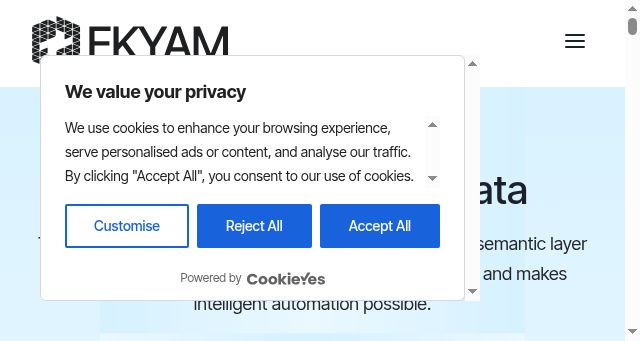 Screenshot of ekyam.ai