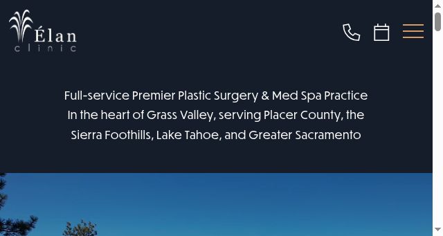 Screenshot of elanclinic.com