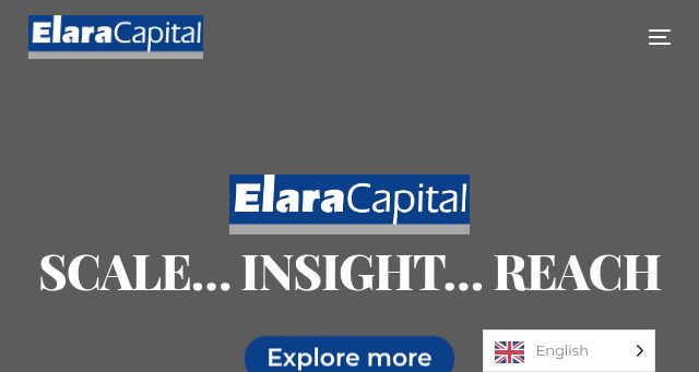Screenshot of elaracapital.com