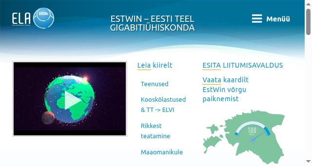 Screenshot of elasa.ee