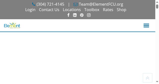 Screenshot of elementfcu.org