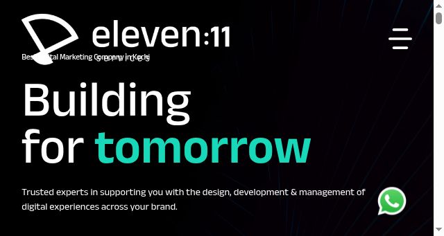 Screenshot of eleven-11services.com