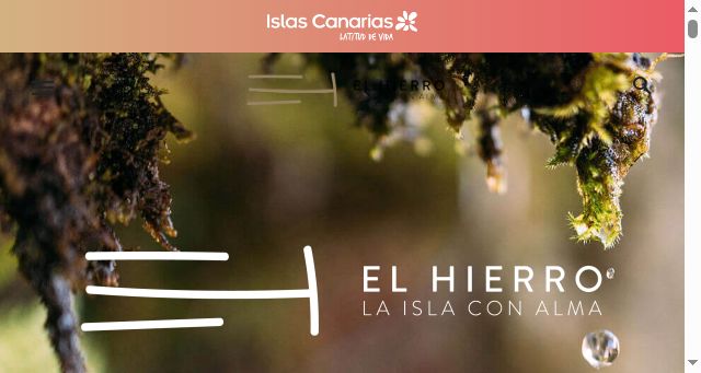 Screenshot of elhierro.travel