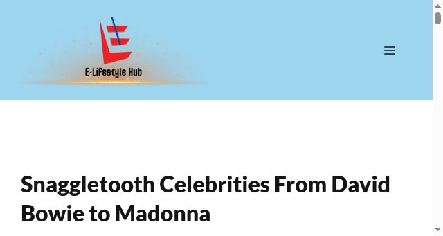 Screenshot of elifestylehub.com