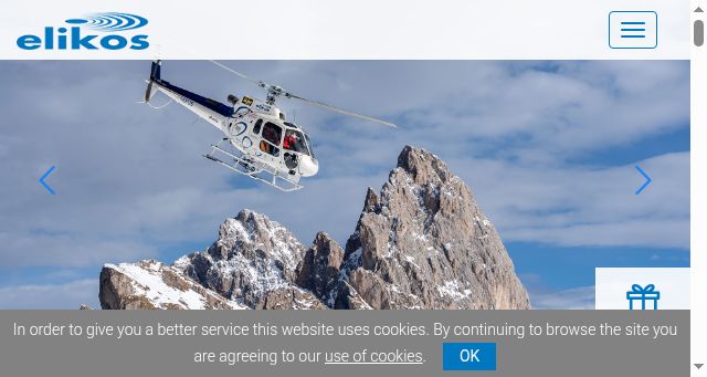 Screenshot of elikos.com