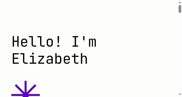 Screenshot of elizabeth-singer.com